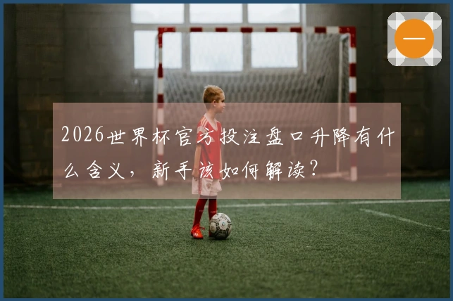 2026世界杯官方投注盘口升降有什么含义，新手该如何解读？