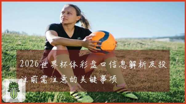 2026世界杯体彩盘口信息解析及投注前需注意的关键事项